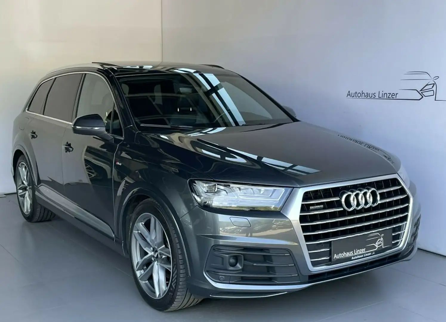 Audi Q7 3.0TDI 4x4 SLine *LUFT*PANO*BOSE*ACC*MEMO*KeyGo Grau - 1