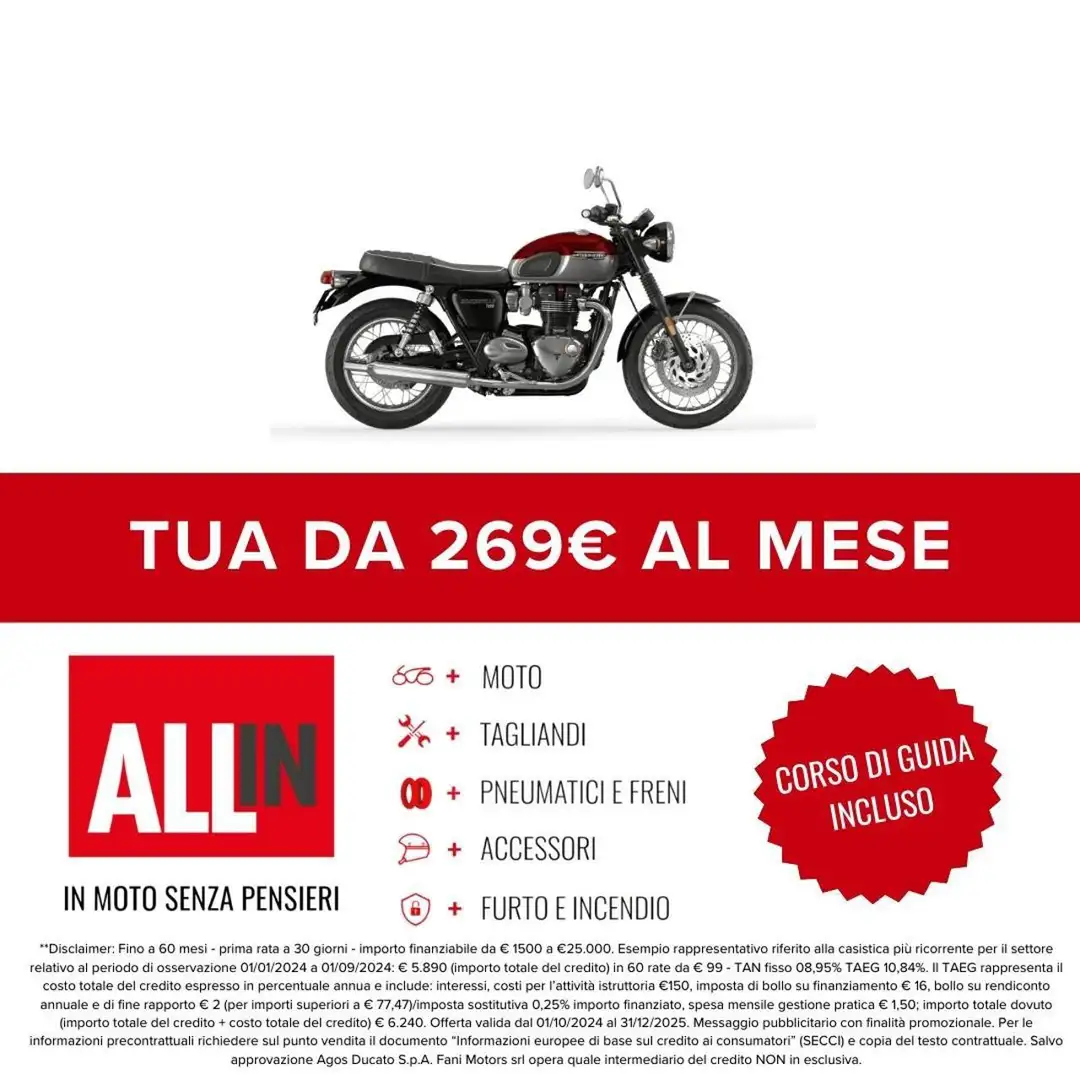 Triumph Bonneville T120 T120 Rouge - 2