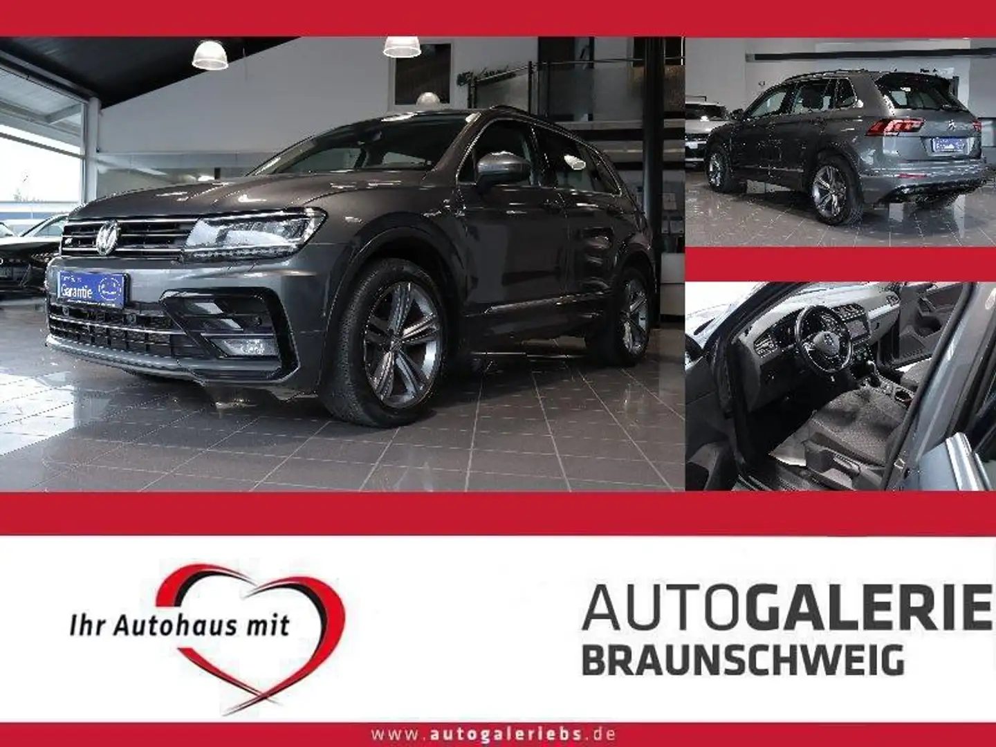 Volkswagen Tiguan 2.0 TDI DSG 4Motion Comfortline R-LINE Grau - 1
