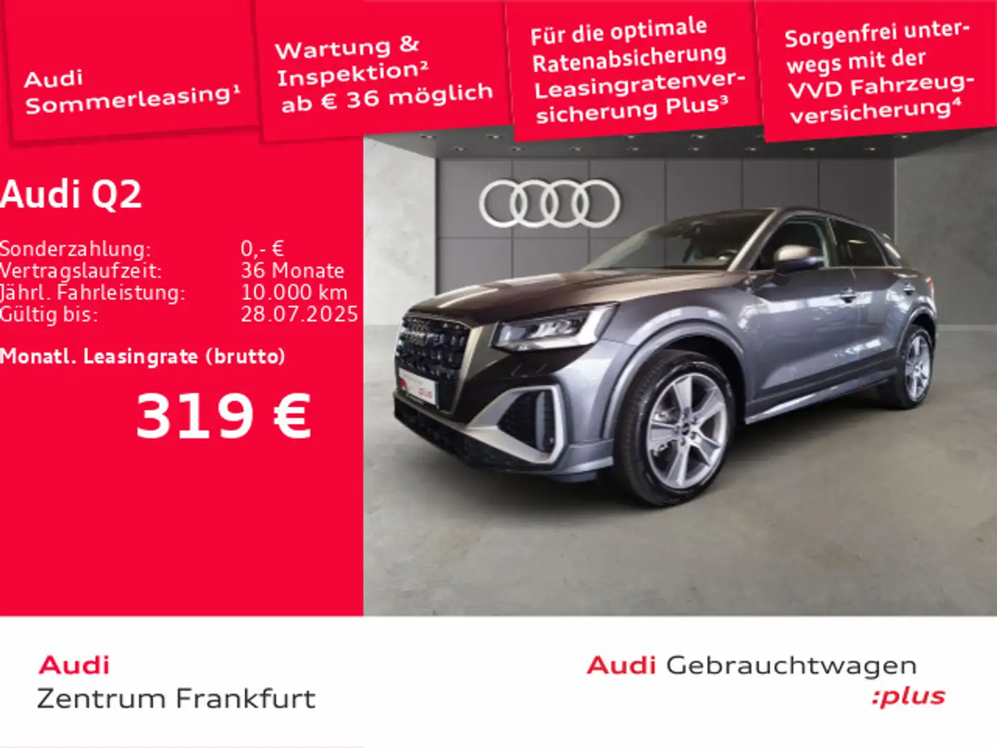 Audi Q2 35 TDI S tronic S line LED AHK ACC DAB Grau - 1