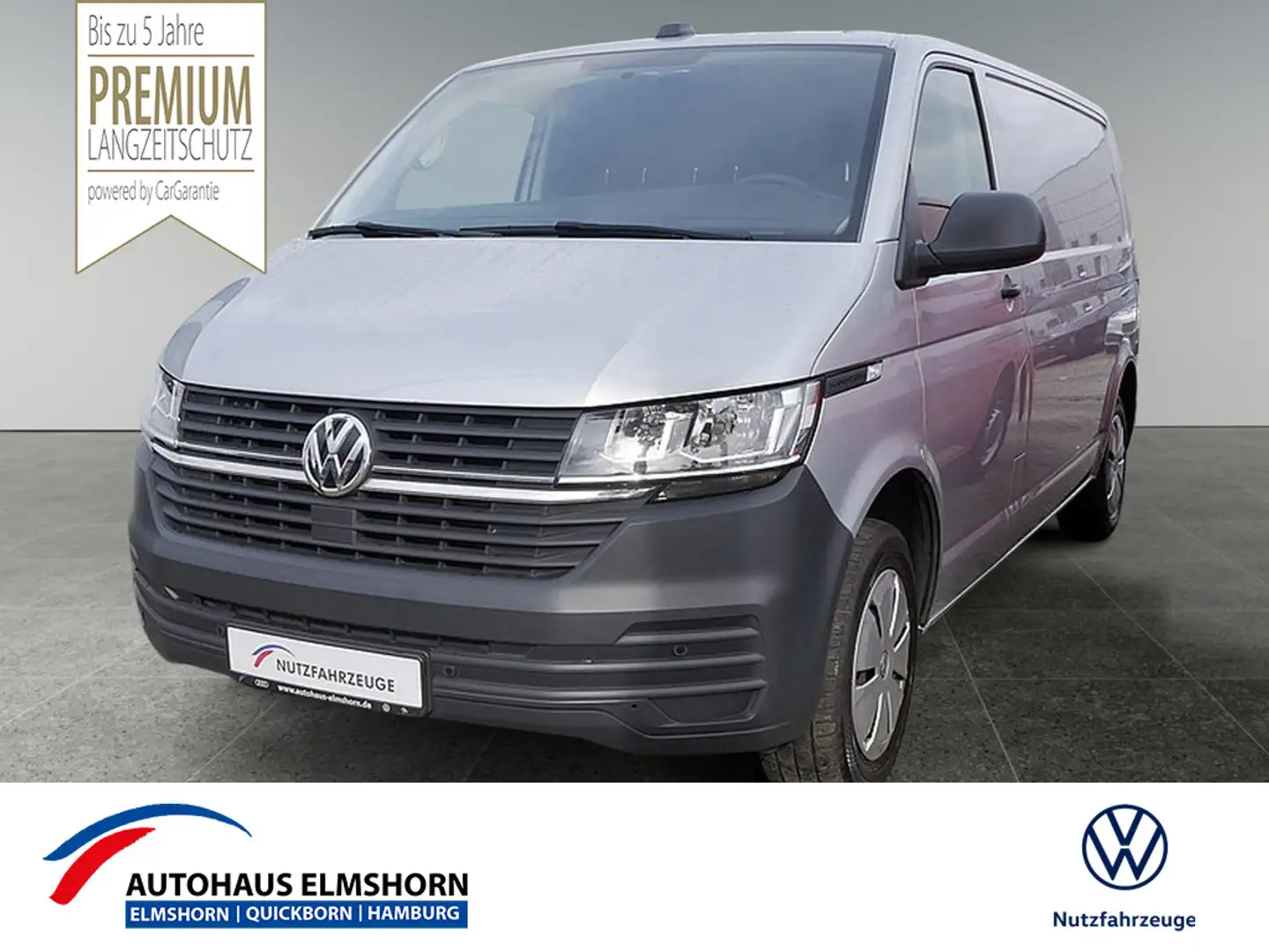 Volkswagen T6.1 Transporter Kasten LR KAMERA NAVI AHK Silber - 1