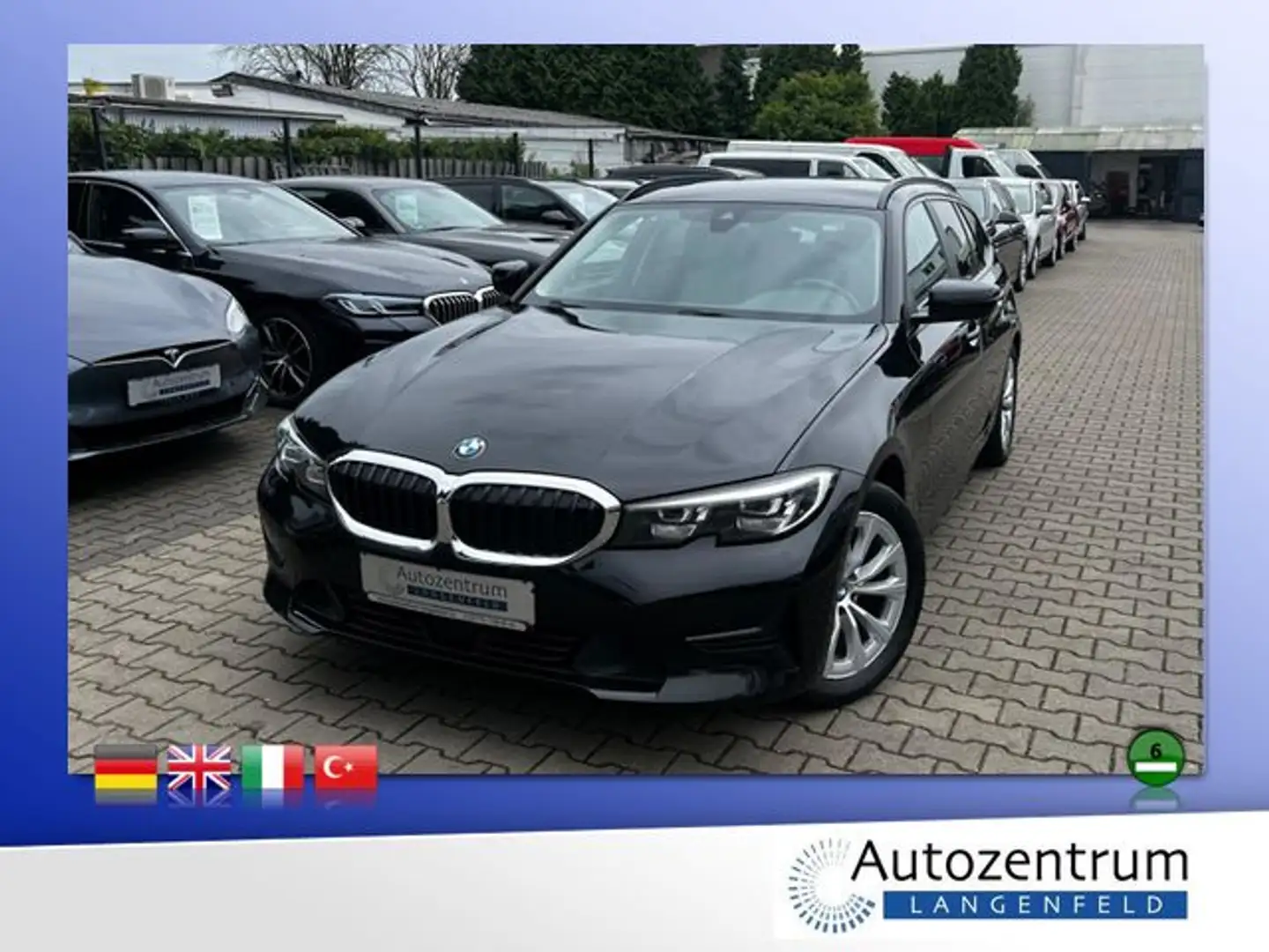 BMW 320 d touring Advantage *LEDER*LIVECOCKPIT*AHK* Schwarz - 1