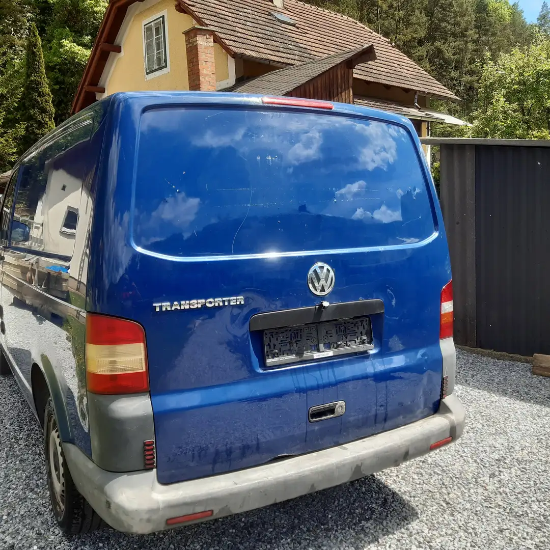 Volkswagen T5 Transporter Kastenwagen 1,9 TDI Blau - 2