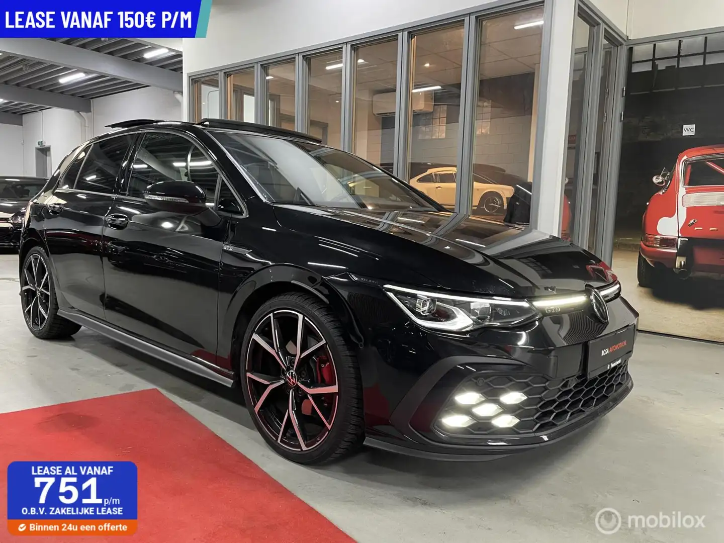 Volkswagen Golf GTD 2.0 2024 PANO ELEK STOELEN HEADUP LEER HARMAN KARD Zwart - 1