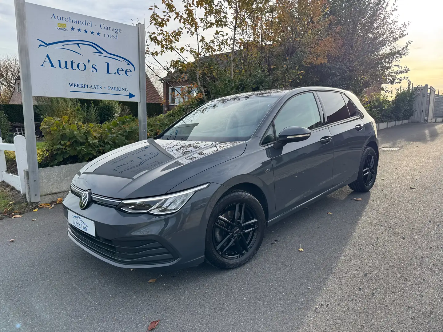 Volkswagen Golf Golf 1.0 TSI Leder/carplay/stoel+stuurverwarming/ Grijs - 1