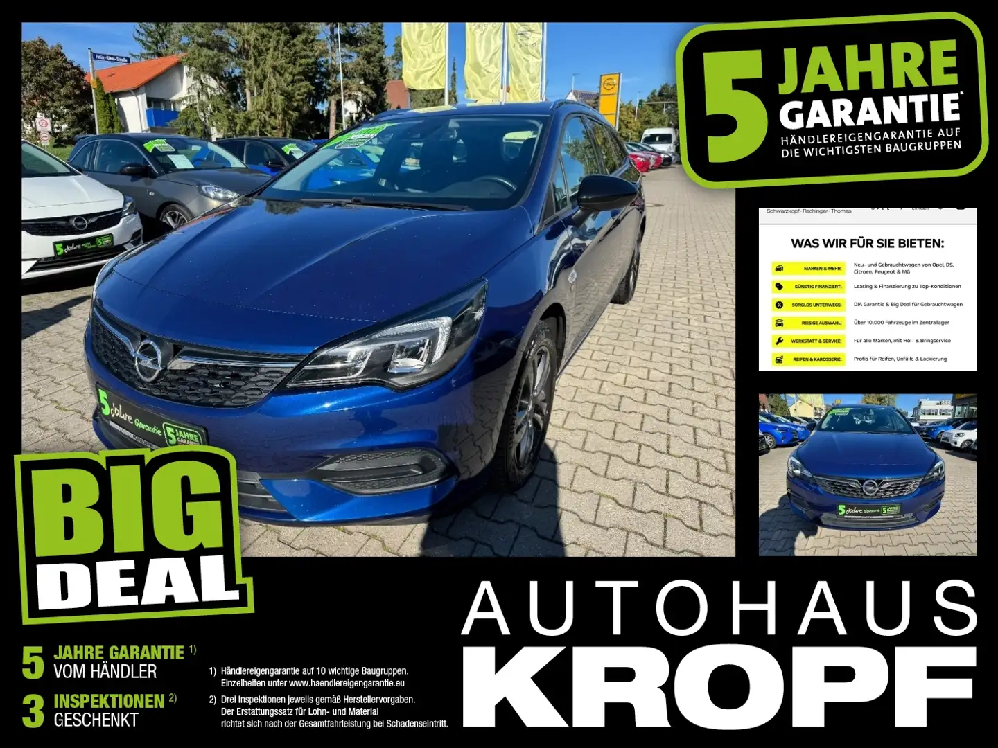 Opel Astra K Sports Tourer 1.2 Turbo 2020 LED+SHZ+LM Bleu - 1