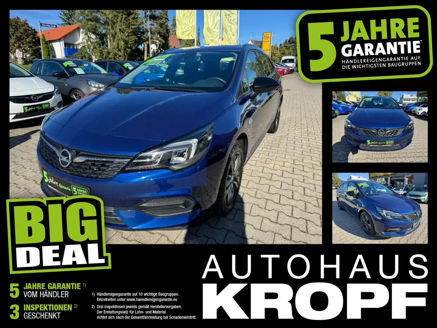 Opel Astra K Sports Tourer 1.2 Turbo 2020 LED+SHZ+LM Blau - 1