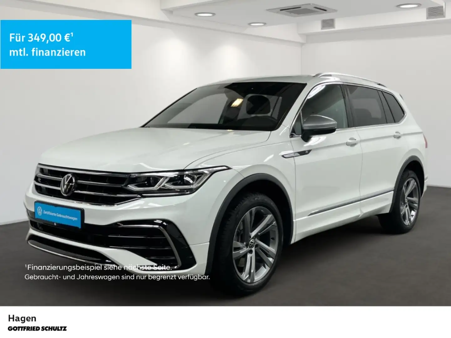 Volkswagen Tiguan Allspace 2.0 TSI DSG 4M IQ.Light NAV AHK R-Line Weiß - 1