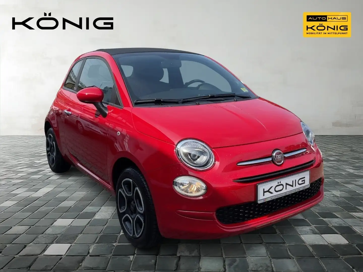 Fiat 500C MY22 1.0 GSE Hybrid Cabrio Klima&Sound Rot - 2