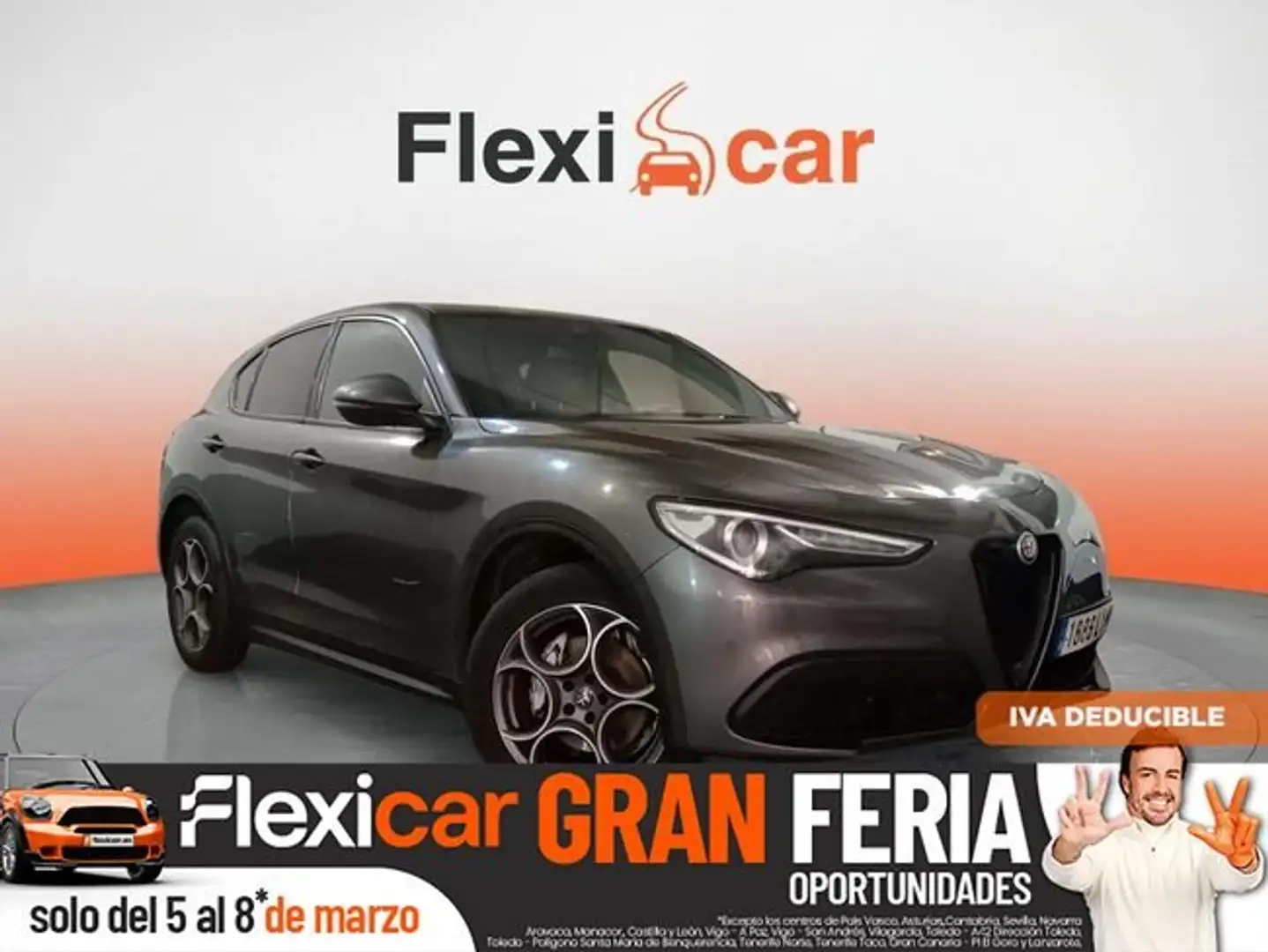Alfa Romeo Stelvio 2.2 Diesel 140kW (190cv) SPRINT AWD Gris - 2