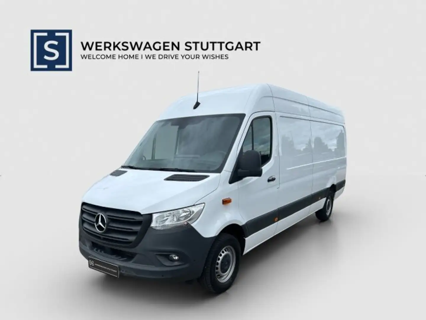 Mercedes-Benz Sprinter 317 Hoch Lang MAXI DISTRONIC SITZHZG 9G Wit - 1