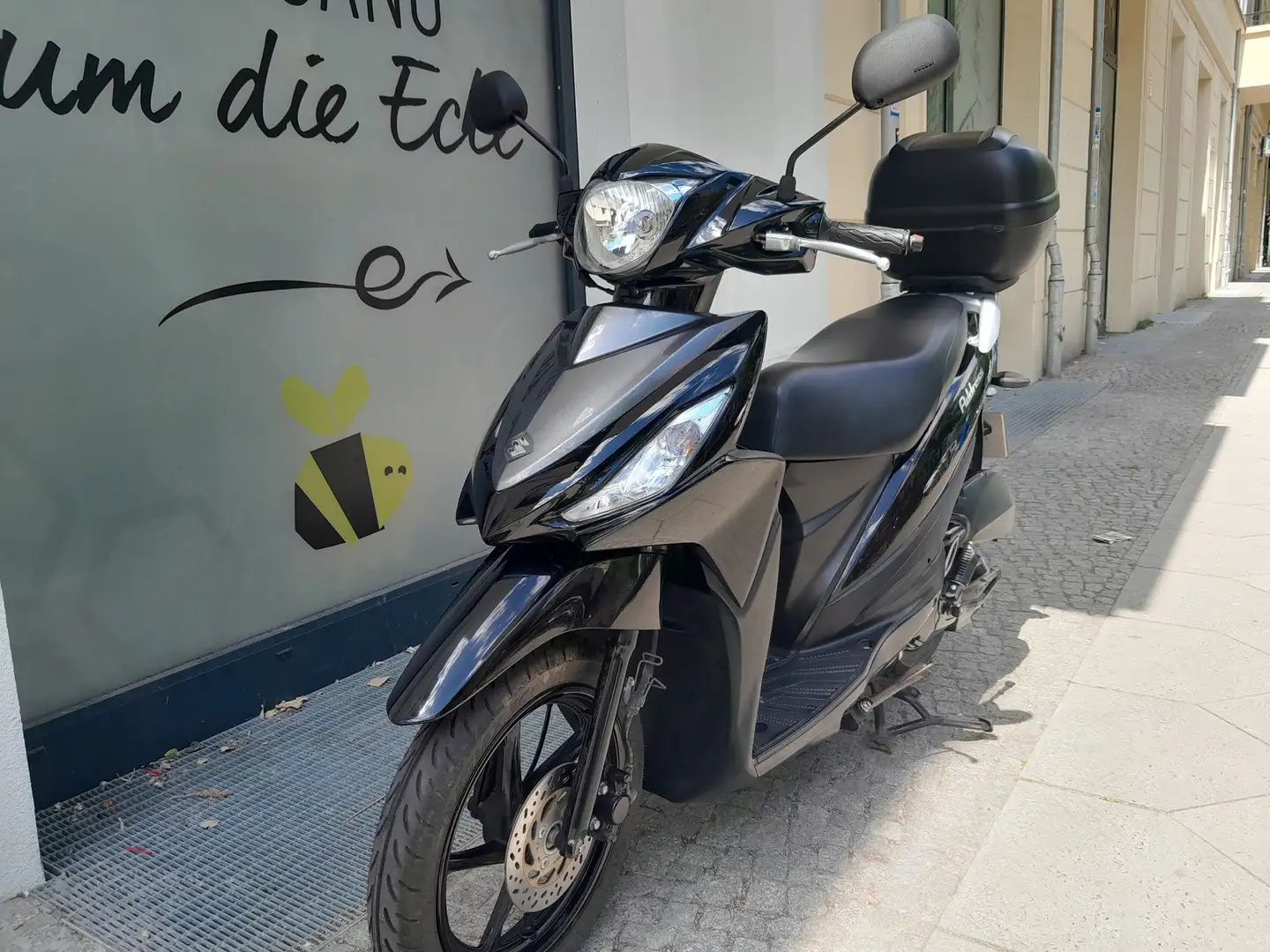 Suzuki Address Elektrostarter Kickstarter Koffer Negru - 1