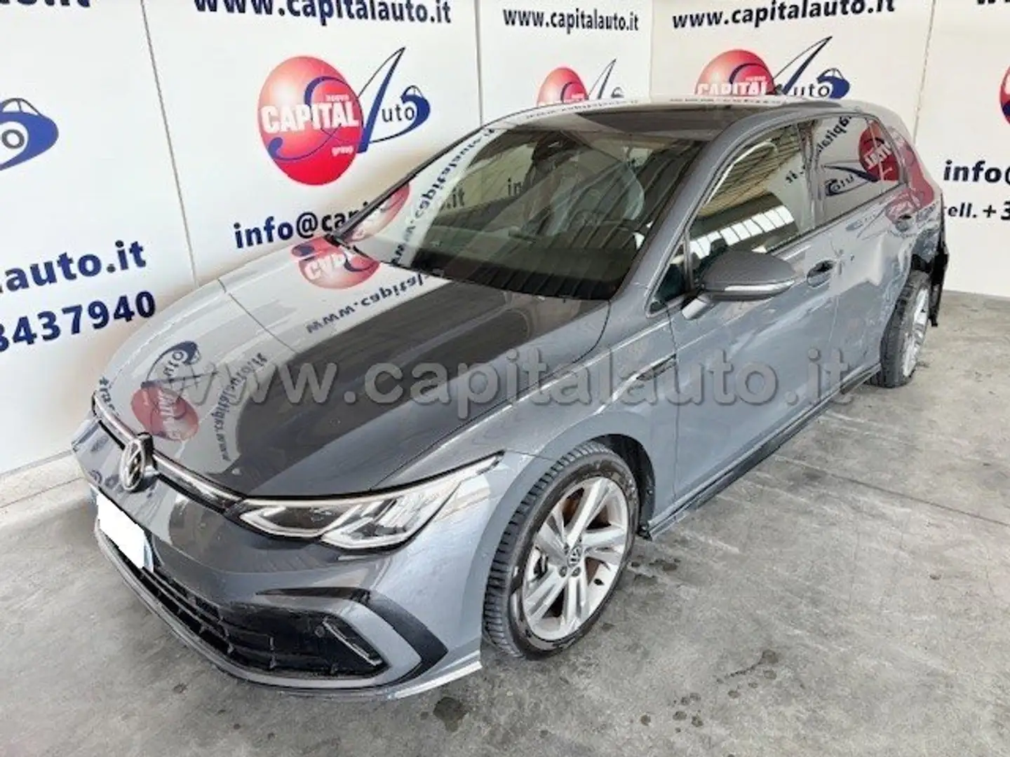 Volkswagen Golf 1.5 etsi evo R-Line 150cv dsg NETTO 14500 Grijs - 1