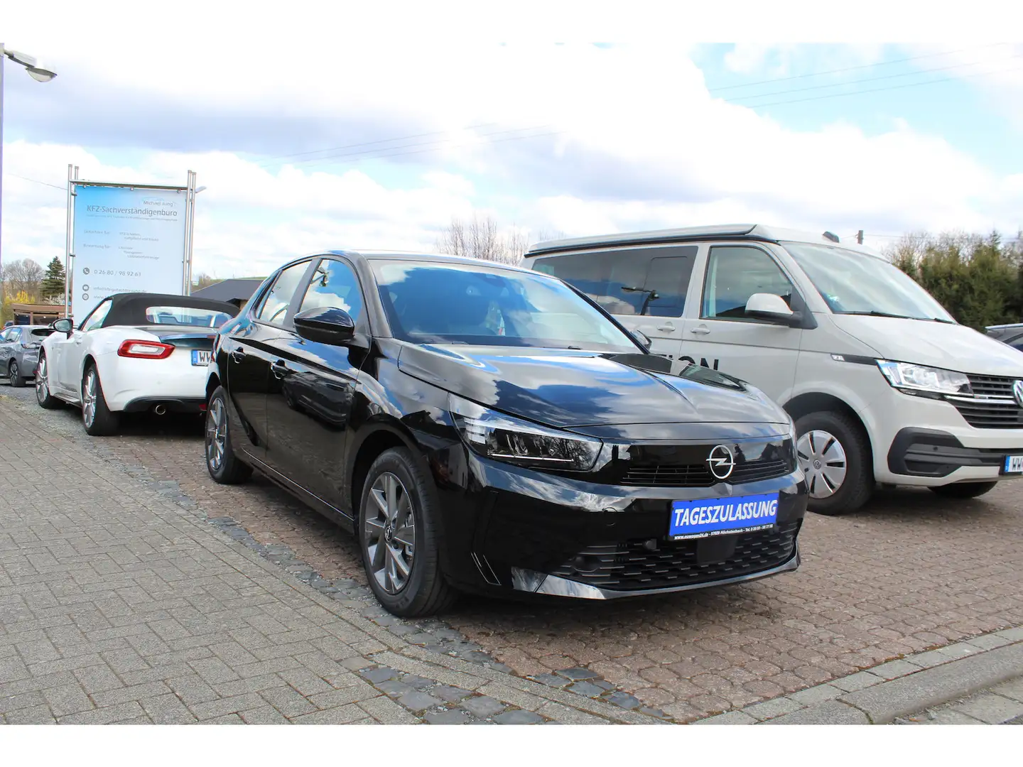 Opel Corsa 1,2 Turbo SHZ/LHZ/LED/APP/LMF Nero - 1