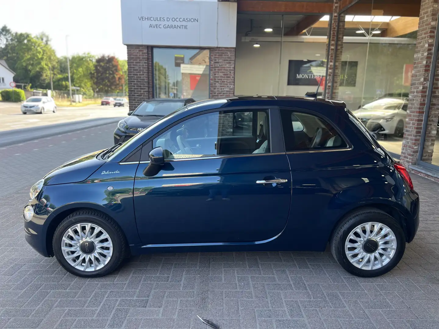 Fiat 500 1.0i MHEV Dolcevita***Gsm 0475323828*** Bleu - 1