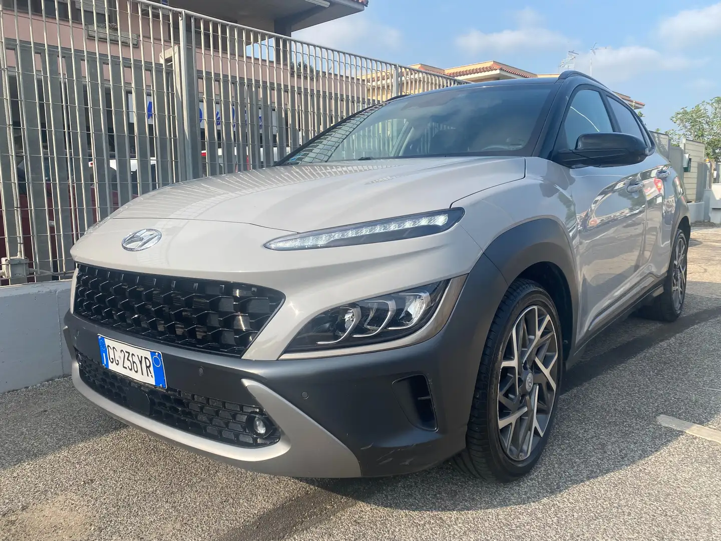 Hyundai KONA 1.6 t-Gdi 48V 2wd X-CLASS- Pelle Tot./PREZZO VERO Gri - 1