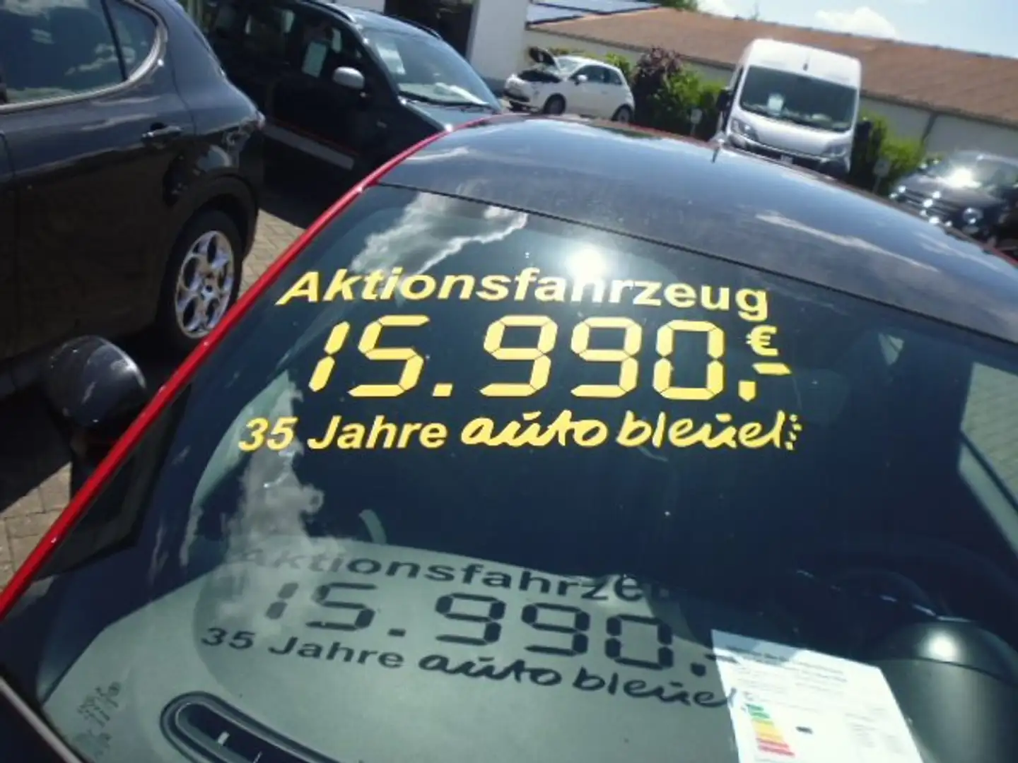 Fiat 500 1.0 Hybrid  Sondermodell RED/Alufelgen schwarz Rot - 1