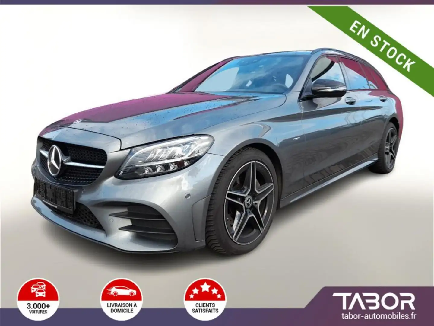 Mercedes-Benz C 220 220 d T Aut. Night Edition Wide Gris - 1