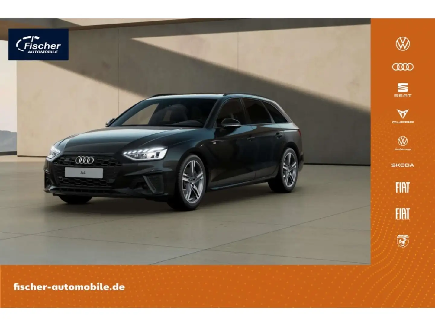 Audi A4 Avant 45 TFSI quattro S line Schwarz - 1