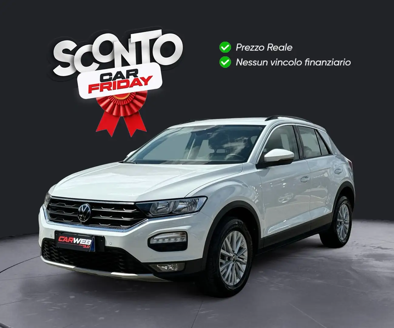 Volkswagen T-Roc 1.0 TSI Style Weiß - 1