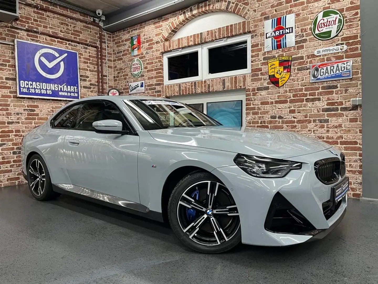 BMW 220 220d Coupe 2.0 190cv Auto M-SPORT CUIR Gris - 1