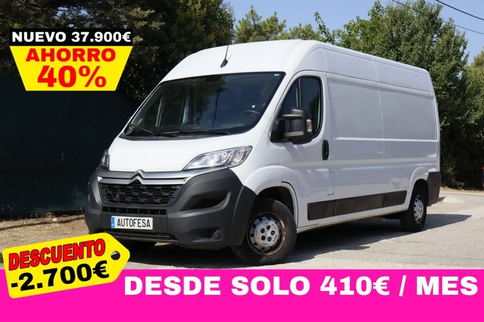 Citroen Jumper 2.2 GRAN VOLUME 35 L3H2 140CV 4P # IVA DEDU Blanco - 1