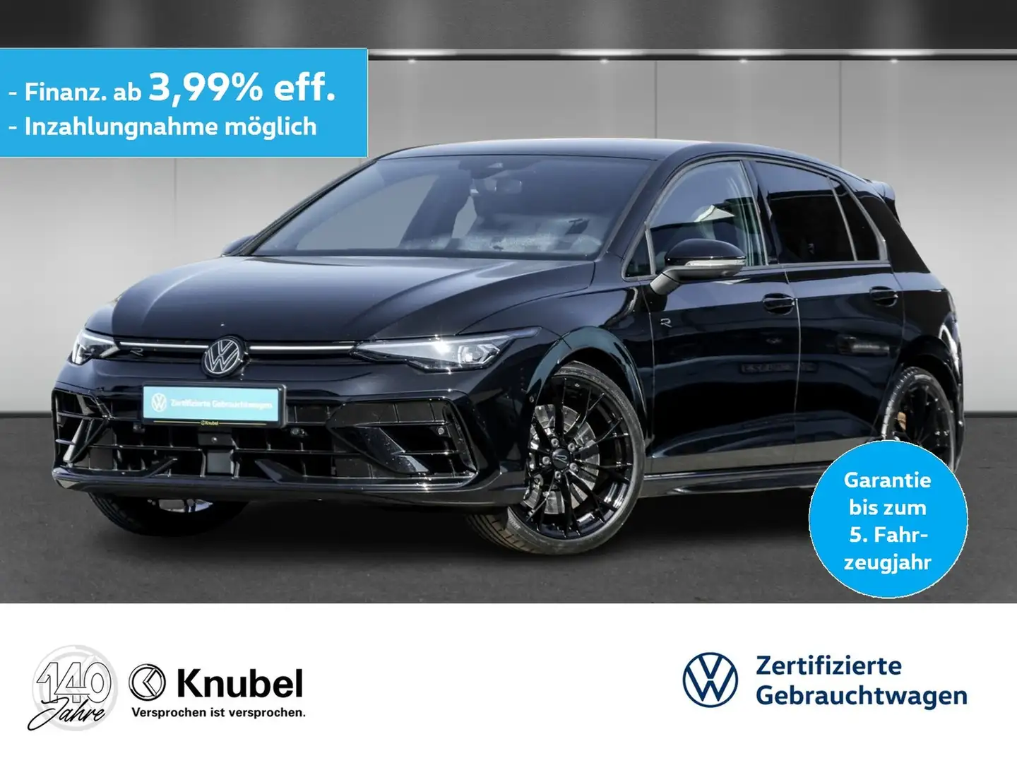 Volkswagen Golf VIII R Black Edition HarmanKardon IQ.Light Navi... Schwarz - 1