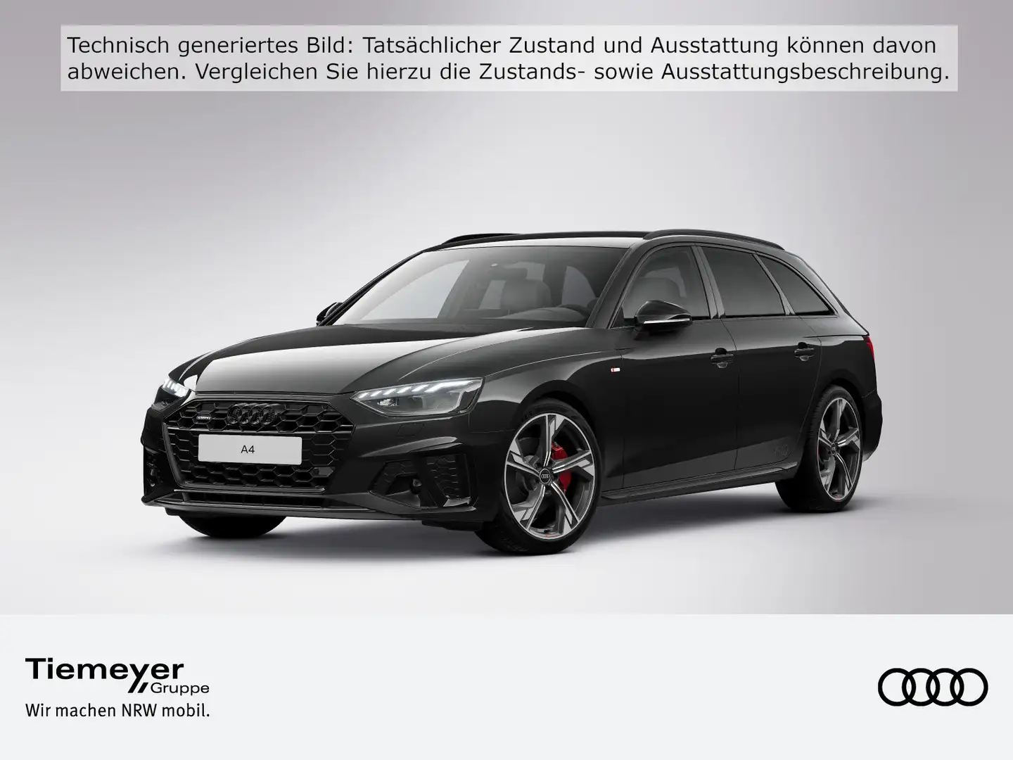 Audi A4 40 TFSI Q 2x S LINE NAVI+ VIRTUAL SPORT Schwarz - 1