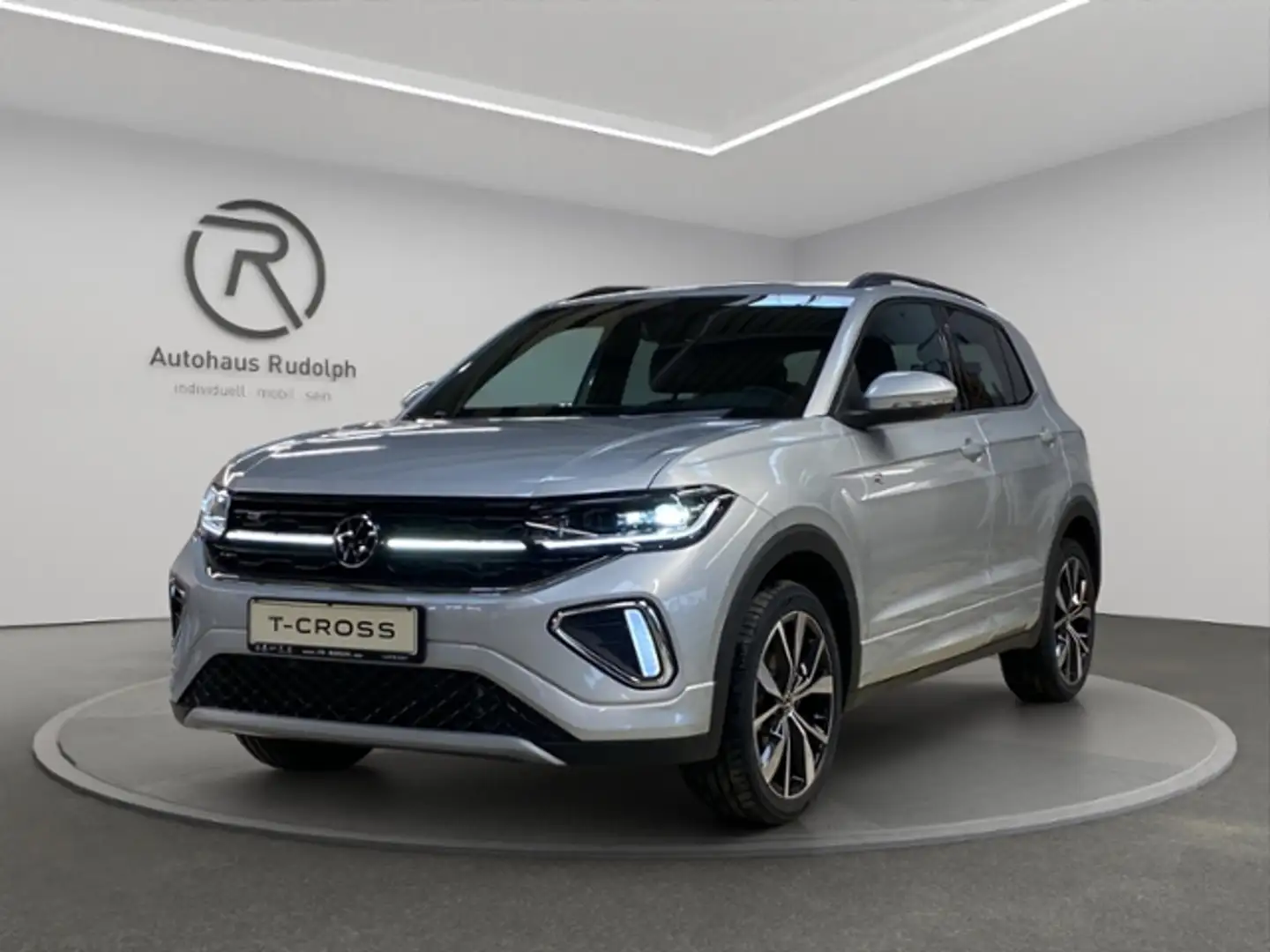 Volkswagen T-Cross R-Line 1.0 TSI  KLIMA LED NAVI ALU Silber - 2