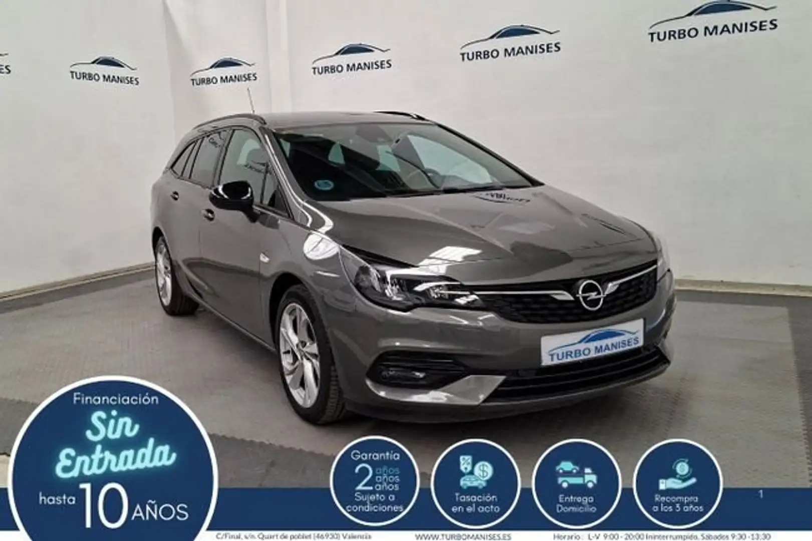 Opel Astra 1.4T SHT 107kW (145CV) Ultimate CVT ST Gris - 1