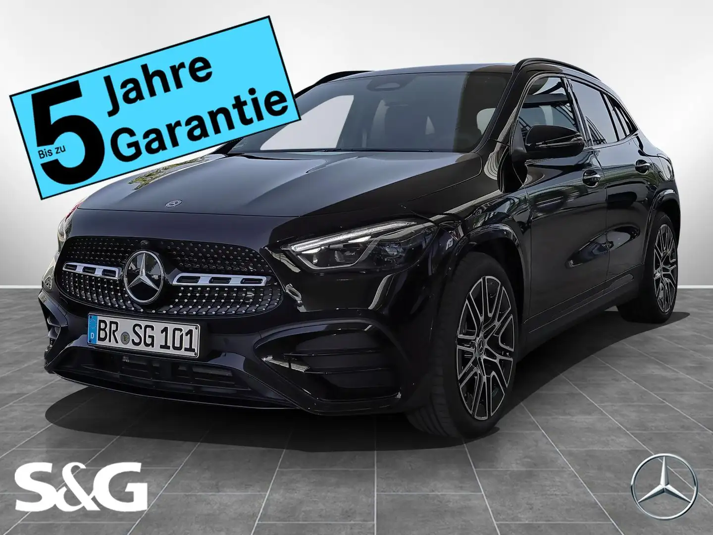 Mercedes-Benz GLA 220 4M AMG MBUX+RüKam+M-LED+Pano+AHK+Night Zwart - 1