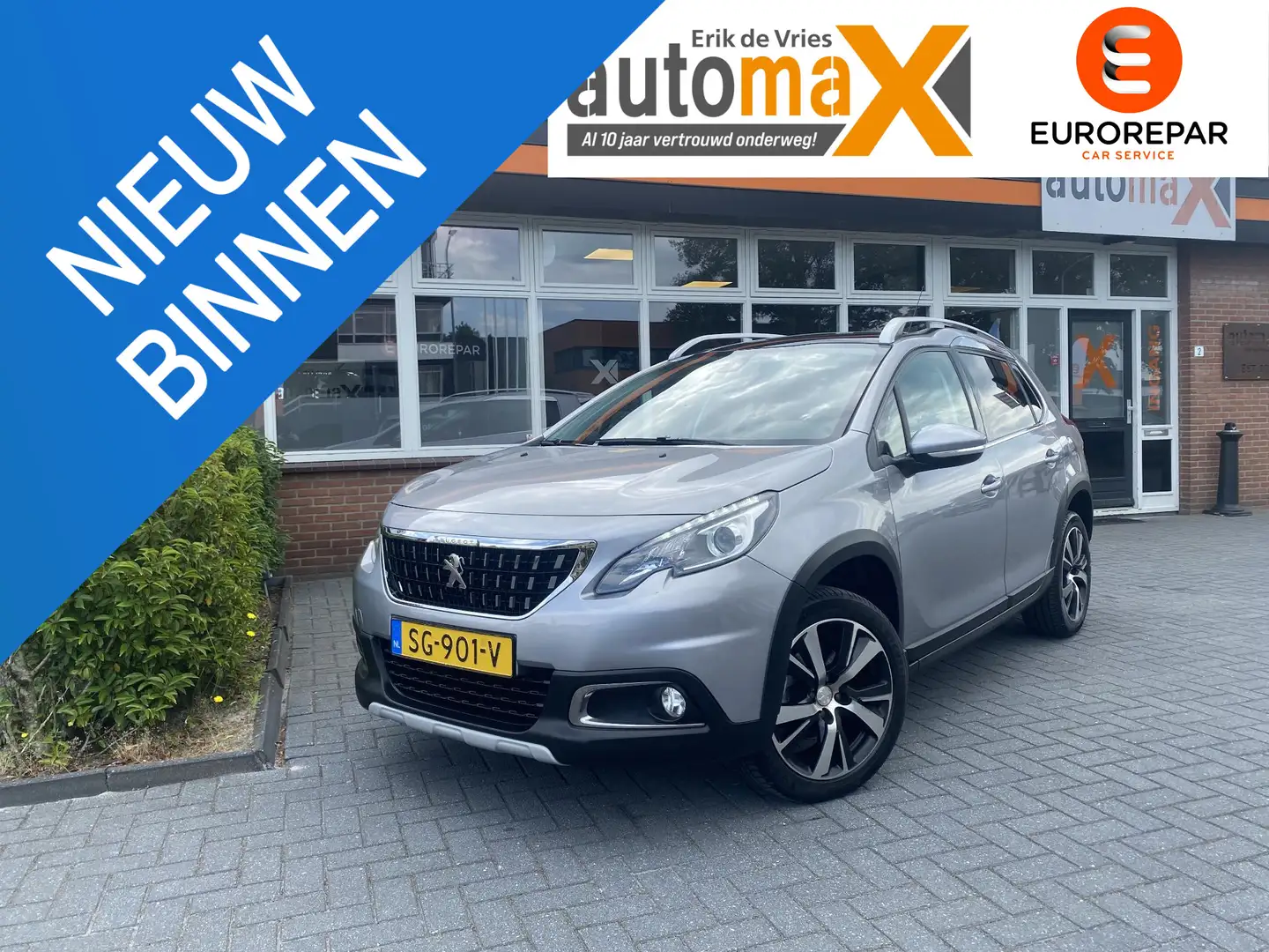 Peugeot 2008 1.2 Allure |Dealer Onderhouden!|Navi!| Grigio - 1