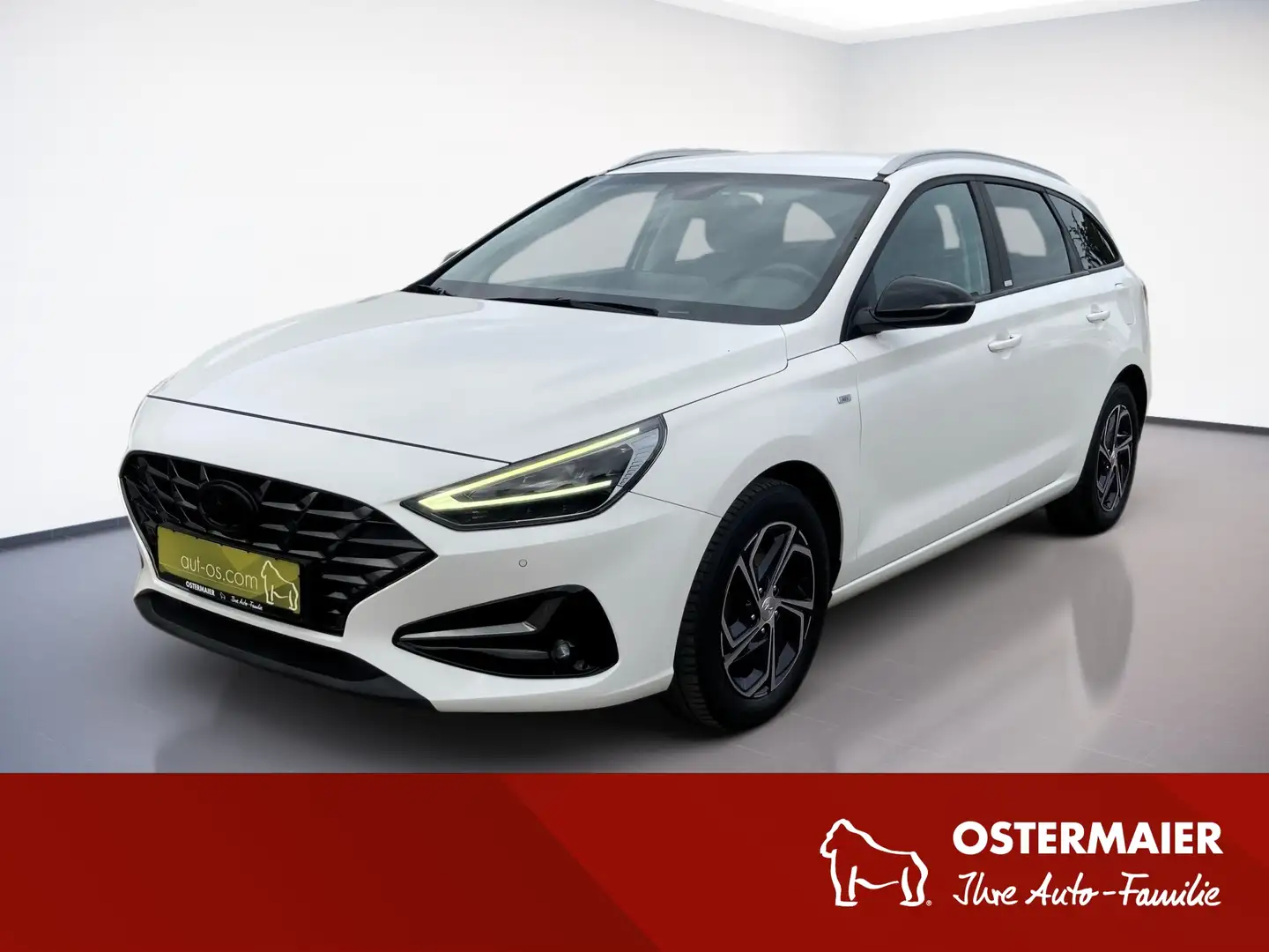 Hyundai i30 INTRO EDITION 1.0T-GDI 120PS.DCT.LED.NAVI.CLIMA.KA Weiß - 1