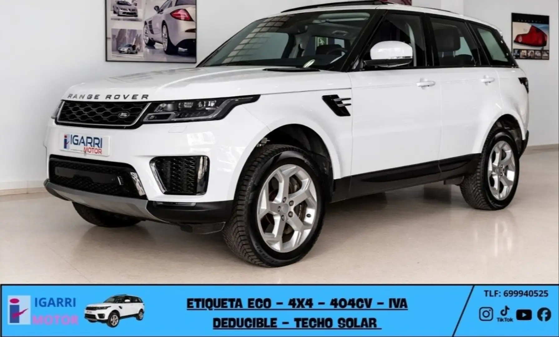 Land Rover Range Rover Sport 2.0 Si4 PHEV SE 404 Blanco - 1