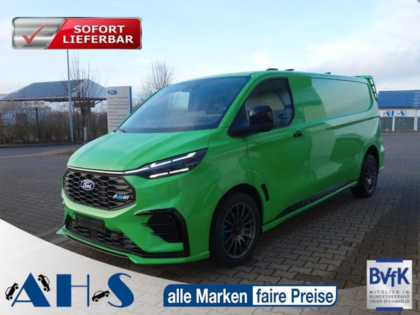 Ford Transit Custom 320L 2 MS-RT 2.0TD170 A8 4WD Grün - 1