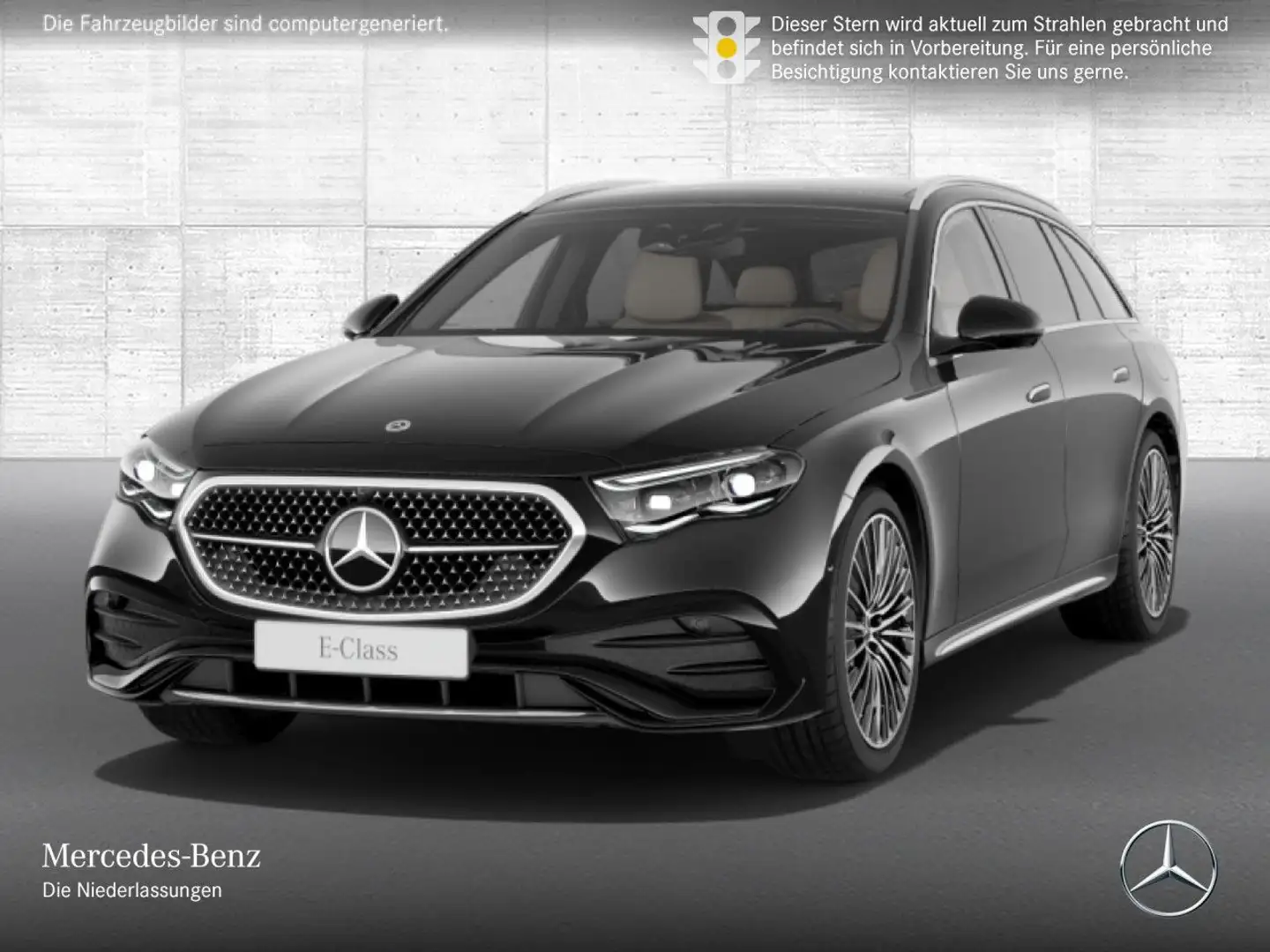 Mercedes-Benz E 300 e T AMG Exkl-Paket Fahrass Pano Burmester 9G Negro - 2