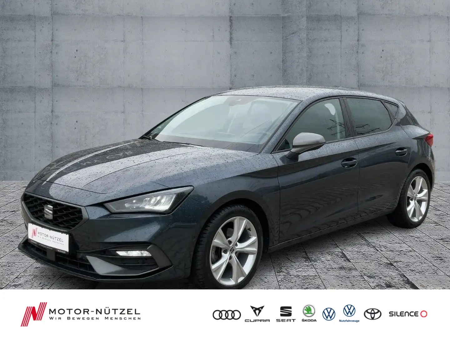 SEAT Leon 2.0 TDI DSG FR-LINE LED+NAV+ACC+SHZ+PDC+RFK Grau - 1