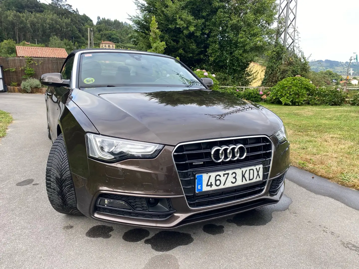 Audi A5 Cabrio 3.0TDI S line edition Q. S-T 245 Marrón - 2