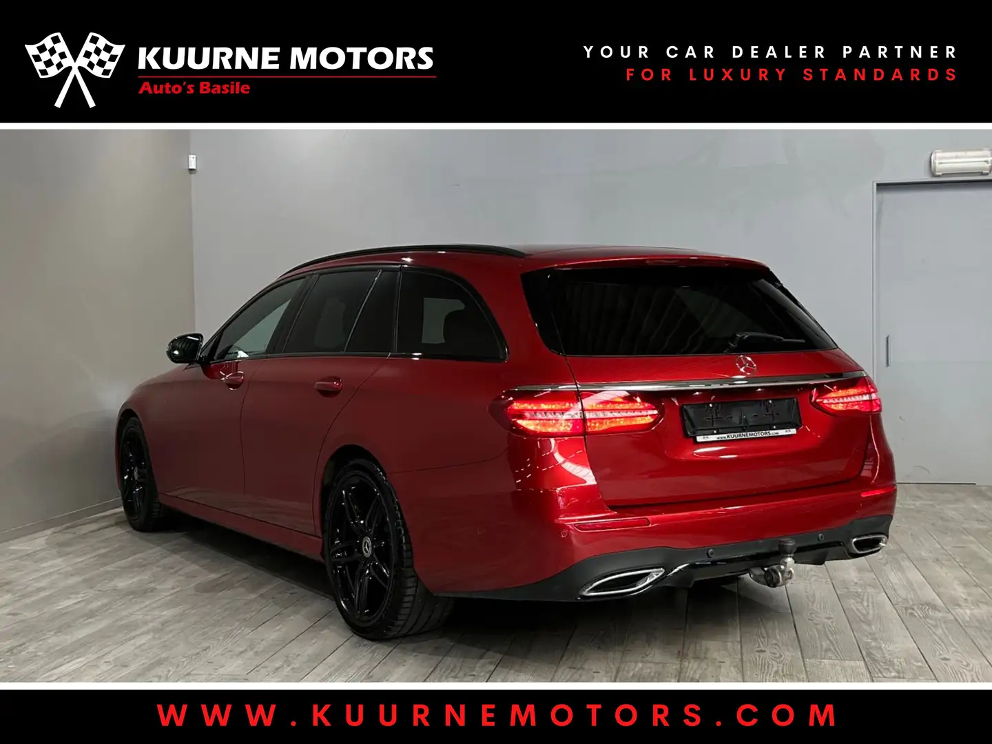 Mercedes-Benz E 220 d Break AMG Line Pano/Cam360/Acc/Led *1j garantie* Rot - 2