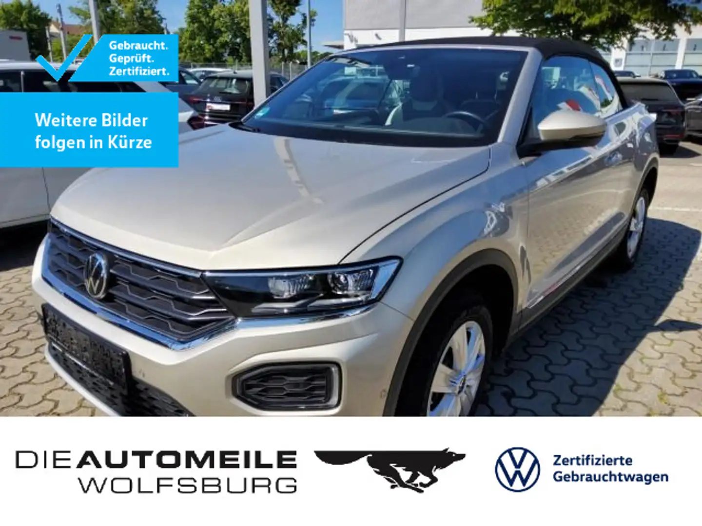 Volkswagen T-Roc Cabrio 1.5 TSI DSG Style Rückfahrkam/Leder Gümüş rengi - 1