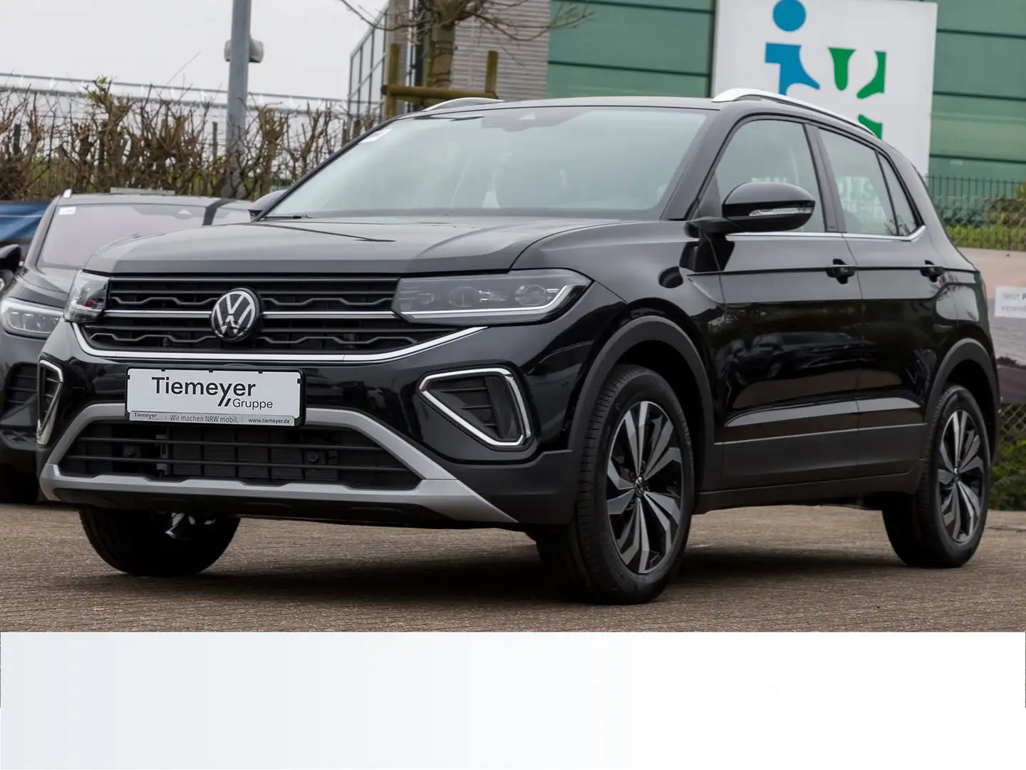Volkswagen T-Cross 1.0 TSI DSG STYLE AHK NAVI IQ.DRIVE IQ.L Zwart - 2