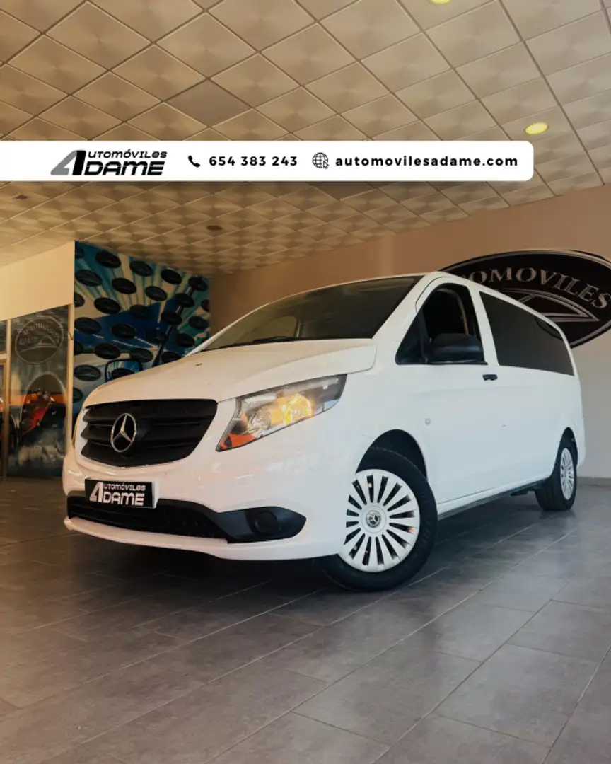 Mercedes-Benz Vito Tourer 114 CDI Base Larga 9G-Tronic Blanco - 1