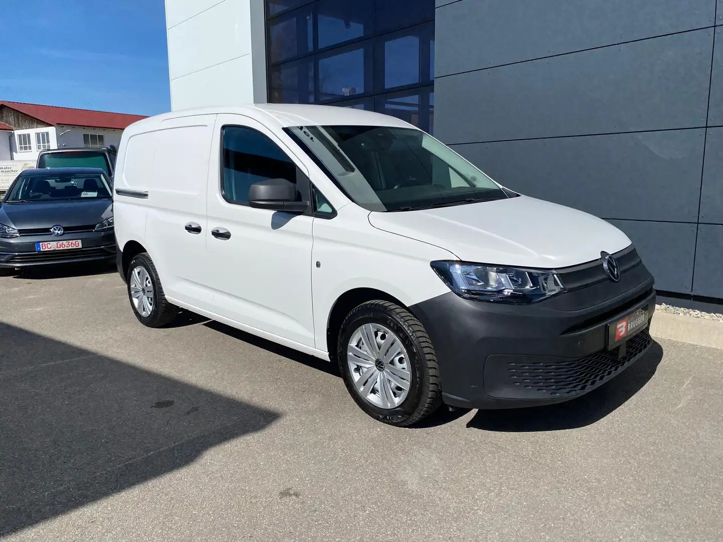 Volkswagen Caddy Cargo 2.0 TDI Kasten Klima AHK RADIO Weiß - 2