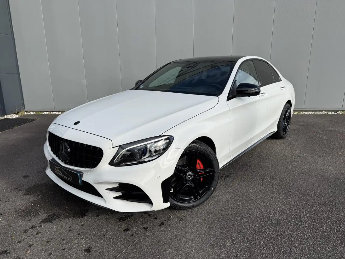 Mercedes-Benz C 30 AMG 300 e AMG LINE 9G-Tronic -211+122- PACK PREMIUM PLUS - CAMERA 360 - BURMESTER - SIEGES ELEC A MEM Weiß - 2