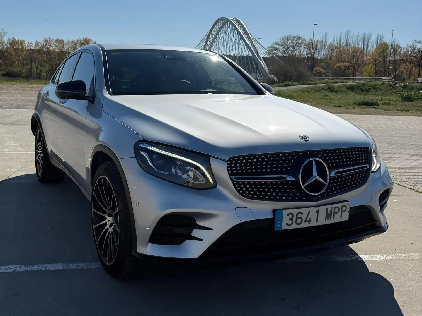 Mercedes-Benz GLC 350 GLC Coupé 350d 4Matic Aut. Argent - 1