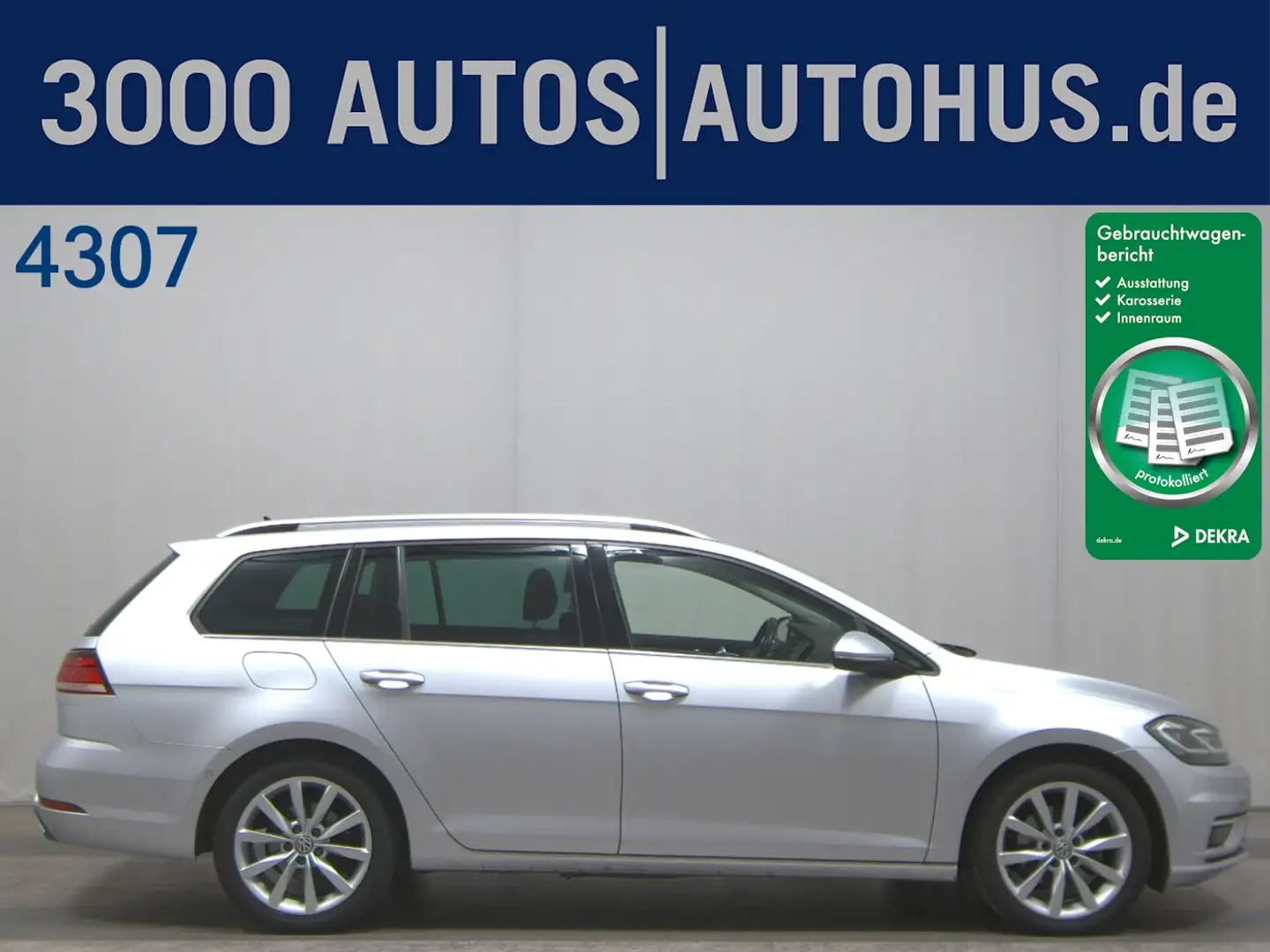 Volkswagen Golf Variant Golf VII Variant 2.0 TDI BMT Highline ACC Navi Silber - 1