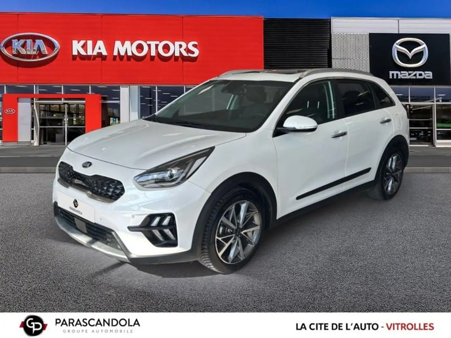 Kia Niro 1.6 GDi 105ch ISG + électrique 43.5ch Premium DCT6 Blanc - 1