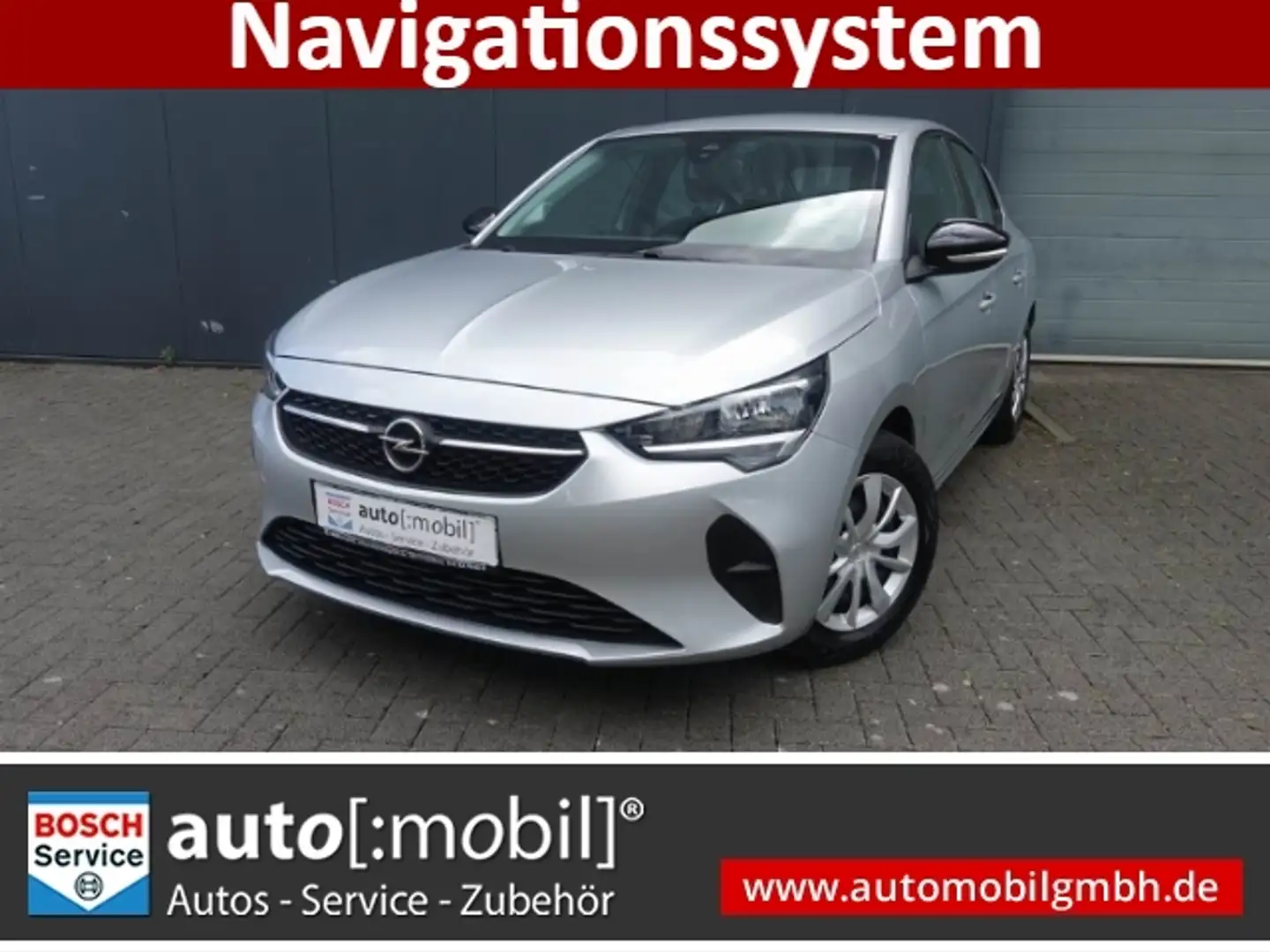 Opel Corsa F 1.2 EDITION+NAVIGATIONSSYSTEM+SITZHEIZUNG Silber - 1