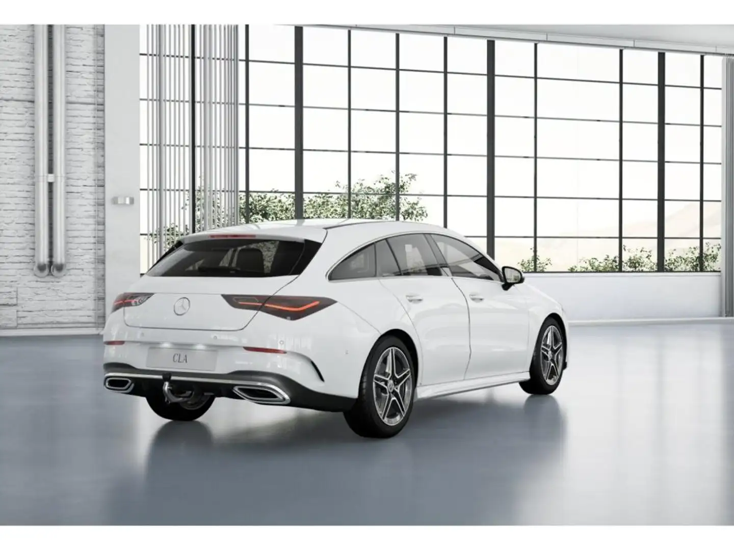 Mercedes-Benz CLA 200 SB AMG-Sport/MLB/Cam/AHK/Distr/Totw/18' Weiß - 2