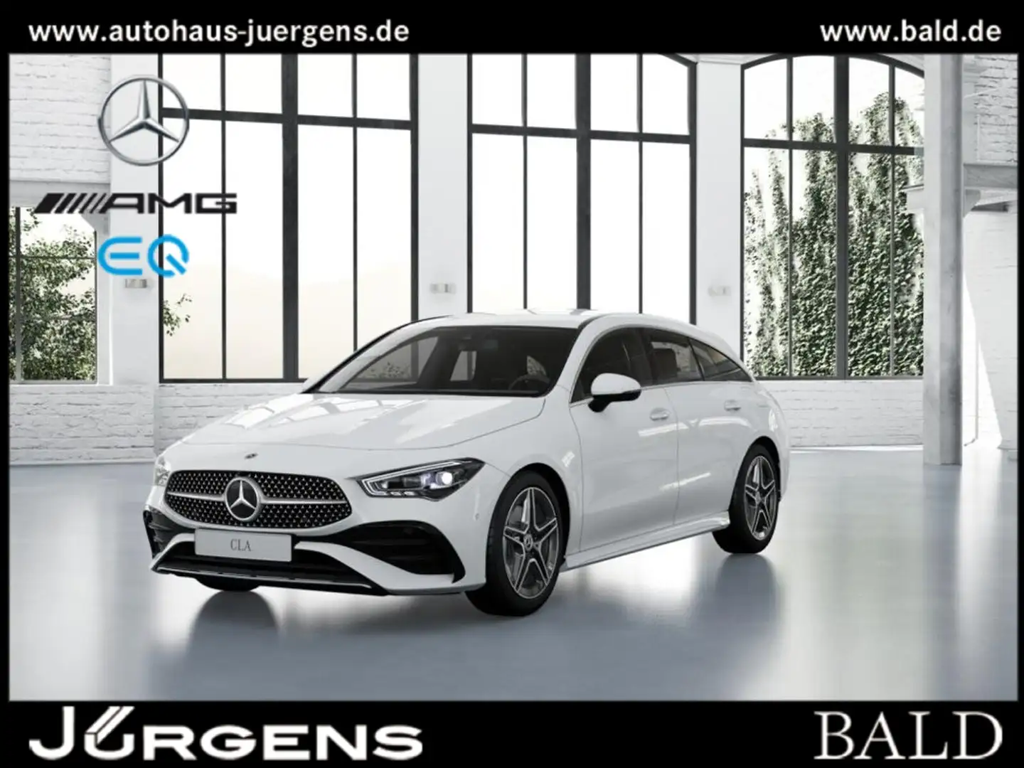 Mercedes-Benz CLA 200 SB AMG-Sport/MLB/Cam/AHK/Distr/Totw/18' Weiß - 1